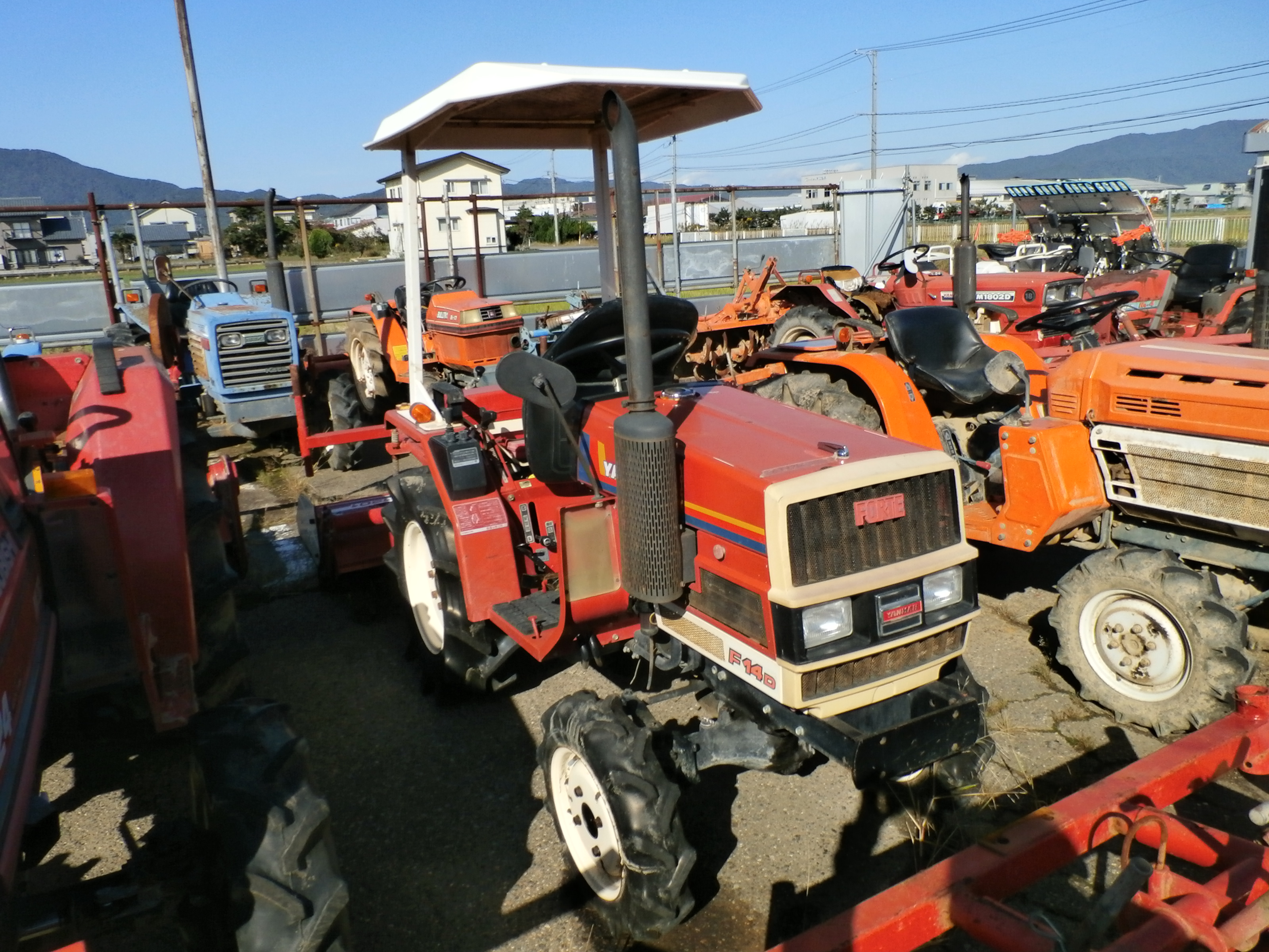 YANMAR F14D Japanese used farm tractor himori trade in Niigata city Niigata Japan